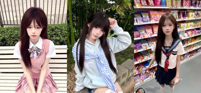 校花级极品嫩妹，稚嫩白虎美穴甚是诱人，擒住双腿肉鲍塞入肉棒“唔唔”娇喘 一览校花爱爱时娇羞的小淫娃模样(2)
